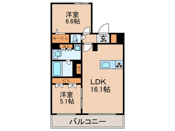 ベレ－サ鶴舞公園の物件間取画像